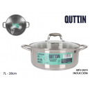 28cm /7l/0.8mm + induction steel saucepan + with l