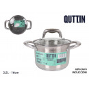 induction steel pot 16cm /2.5l/0.8mm + with t new