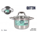 induction steel pot 18cm /3l/0.8mm + with t new