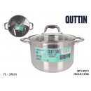 induction steel pot 24cm /7l/0.8mm + with t new