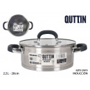 induction steel saucepan 20cm /25l/0.8mm + with li