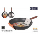 30cm wrought aluminum frying pan. full doha quttin