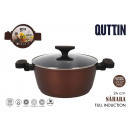 24cm full induction saucepan with lid sahara qutti