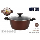 28cm full induction saucepan with lid sahara qutti