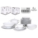 tableware 55 pieces santa Clara Sofia box a + b