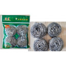 wholesale Decoration: Wire cleaner, steel wire 40g - set of 4 pcs