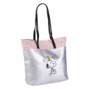 Großhandel Lizenzartikel: Snoopy - Handtaschenriemen Kunstleder, silber
