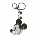 Großhandel Lizenzartikel: Mickey - Schlüsselanhänger 3d, schwarz