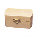 Wooden box half oval FSC Mix Credit,
