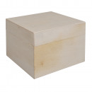 Wooden box with lid, FSCMixCredit,
