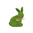 Coniglietto floccato da argilla verde (L / H / P) 