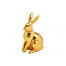 Poli-złoty królik (szer./wys./gł.) 8x12x6cm