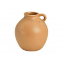 Vaso, brocca ceramica marrone (L/A/P) 15x16x15cm