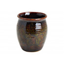 Vaso in ceramica verde (L/A/P) 13x15x13cm