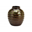 Vaso in ceramica verde (L/A/P) 14x16x14cm