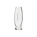 Großhandel Blumentöpfe & Vasen: Vase Gesicht aus Glas Transparent (B/H/T) 9x25x9cm