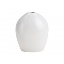 Vaso in ceramica bianco (L/A/P) 10x12x7cm