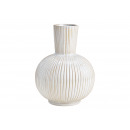 Vaso in ceramica bianca (L/A/P) 16x21x16cm