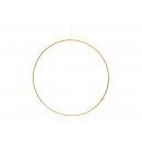 wholesale Decoration: Hanging ring made of metal gold Ø50cm