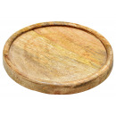 Vassoio in legno di mango naturale (L/A/P) 20x3x20