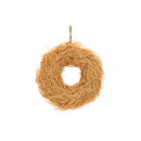 wholesale Decoration: Wreath, sisal root made of natural material (W/H/D
