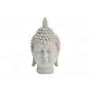Buddha Testa poli bianca (L/A/P) 15x25x14 cm