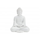 Buddha realizzato in poli bianco (L/A/P) 10x12x7 c