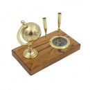 groothandel Stationery & Gifts: Bureauset met wereldbol, kompas en houder nr