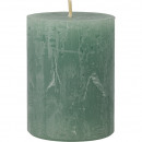 Candle Rustic Safe Candle 80x60mm Emerald