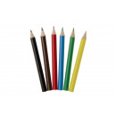 színes ceruza fiú 6 db kerek lapos készlet, 9x4,5x