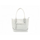  Fashionable quilted shoulder bag - white