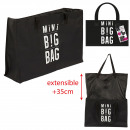 expandable shopping bag size m