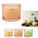 scented candle for her d10cm, 3- times assorted
