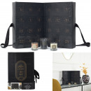 scented candle x24 black advent calendar