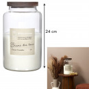 scented candle pot top acacia softness h24cm