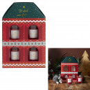 bougie parfumee x4 maison noel tradi