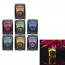 glass scented candle chakra4, 7- times assorted