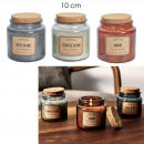 scented candle apothecary pot h10cm, 3-fois asso
