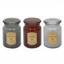 scented candle glass apothecary x3 box