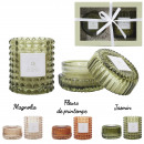 scented candle x2 garden box, 3- times assorted