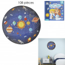 round puzzle solar system 100 pieces