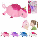 unicorn balloon to inflate 25cm, 4-fold assorted