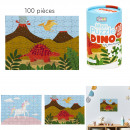 ingrosso Giocattoli: puzzle per bambini 100 pezzi, 2 pieghe assortito