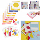 educational card i learn shapes x10