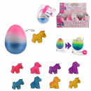 Multicolored magic unicorn egg, 12-. times assorte