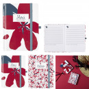 a6 notebook with elastic band 48 pages, 2- times a