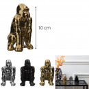 gorilla statue h10cm, 3- times assorted