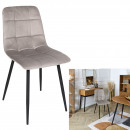 chaise mateo taupe