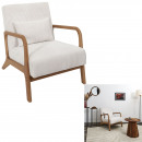 fauteuil salon cotele scott beige