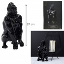 black gorilla deco 24 cm